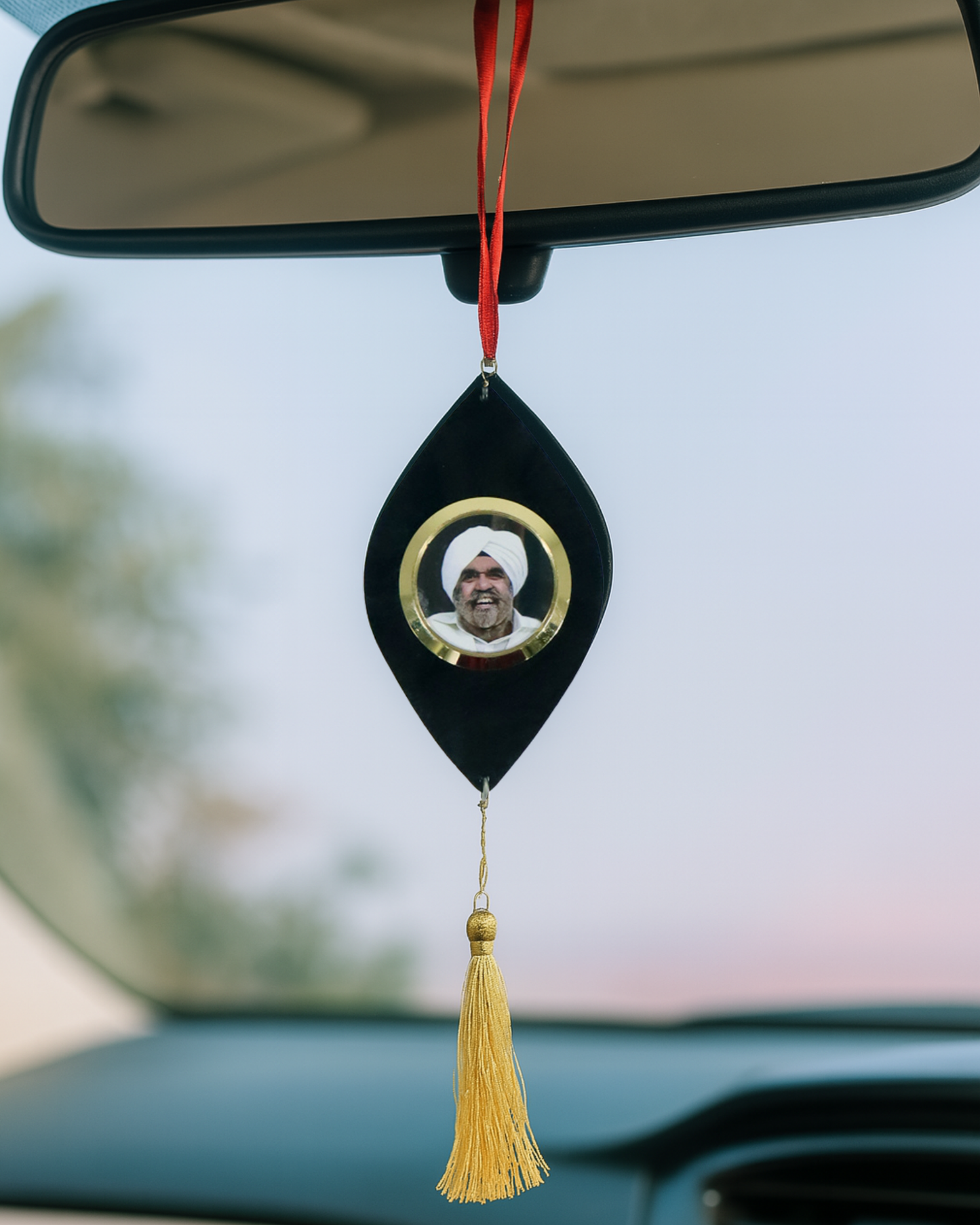 Car Hanging Acrylic Black