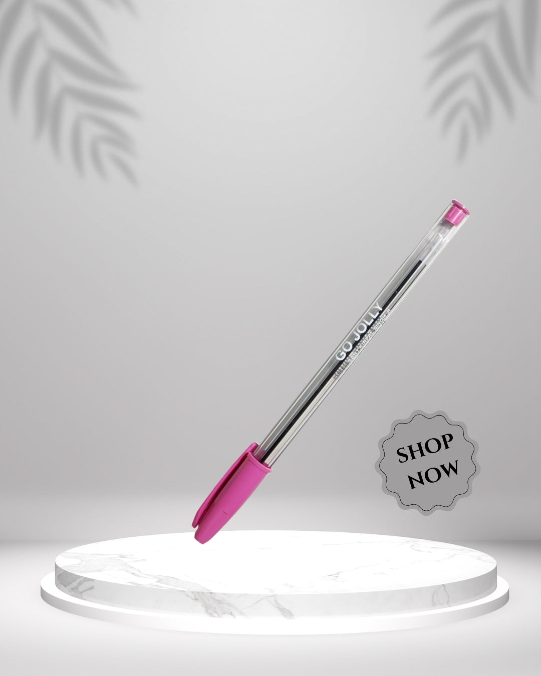 Go Jolly Ballpoint Saino Pen - 4 (Random Color and Style)