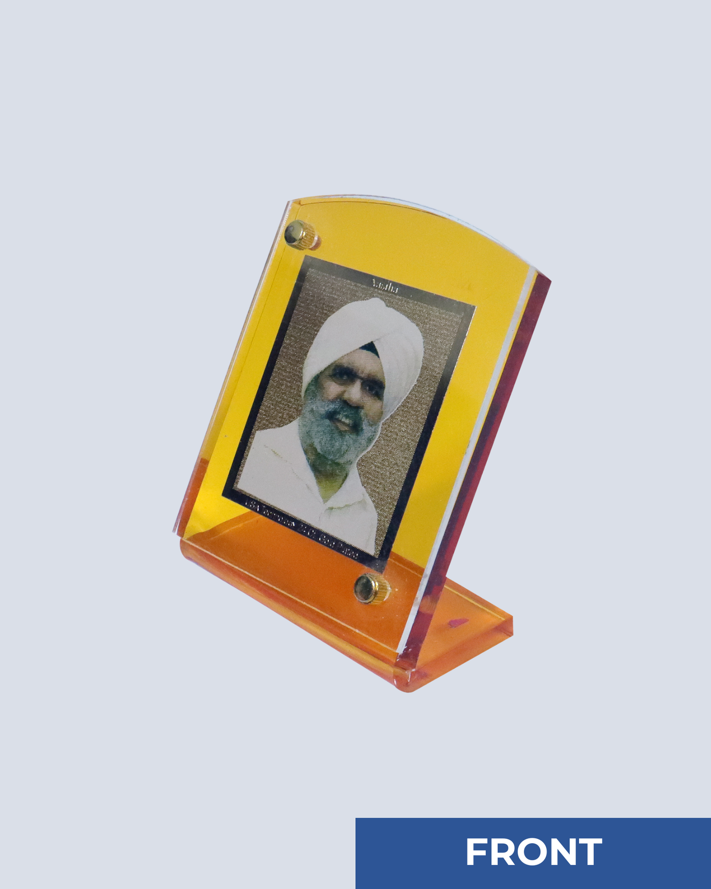 Gold Plated Acrylic 250 - Sant Rajinder Singh Ji Maharaj